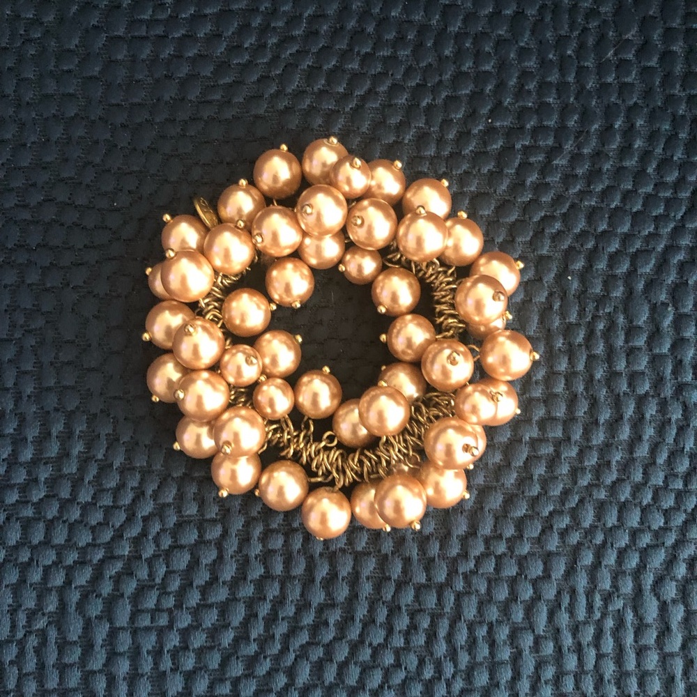 J. Crew stretch pearl bracelet